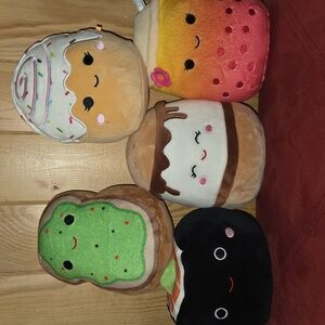 Squishmallow Cute Food-Themed Plush Set